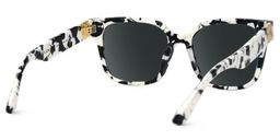 Kerri Square Cow Print Glasses3