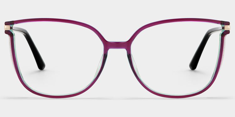 Rodz Purple Square Glasses