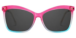 Isaebella Butterfly Pink Blue Sunglasses0