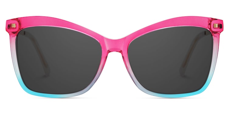 Isaebella Butterfly Pink Blue Sunglasses