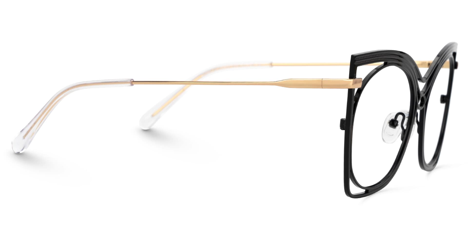 Designer Ballou Glasses in Metal Full-Frame2