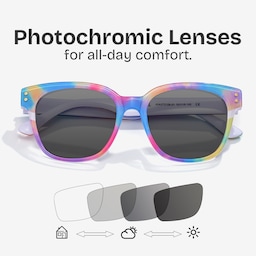 Dante Square Colorful Glasses6