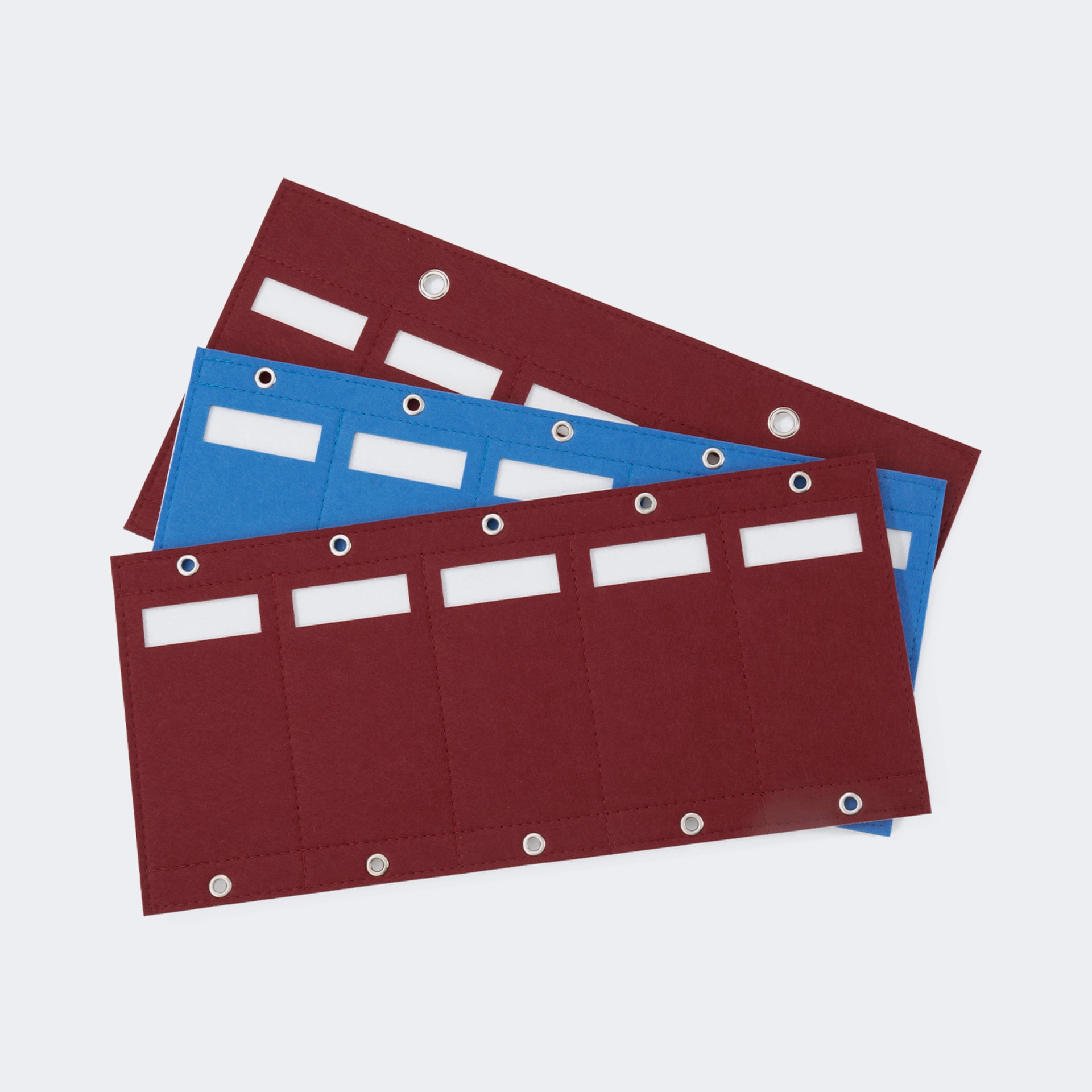 Practical Dark-Red Glasses Hanging Bags | Zeelool Glasses3