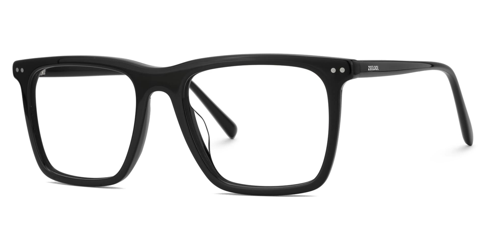 Frantz Thin Black Square Glasses For Men | Zeelool3