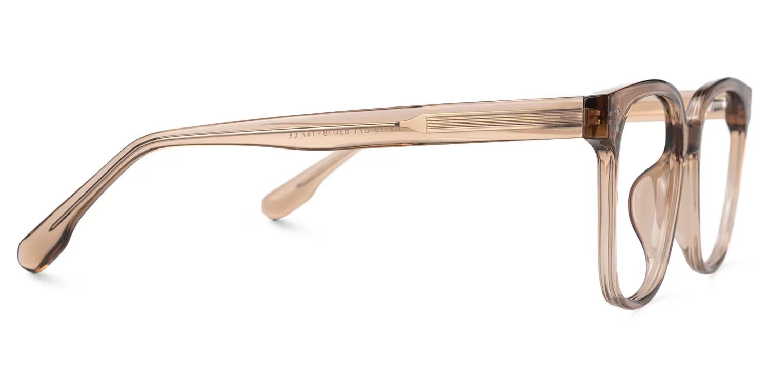 Donnalyn Square Brown Glasses for Women and Men | ZEELOOL2
