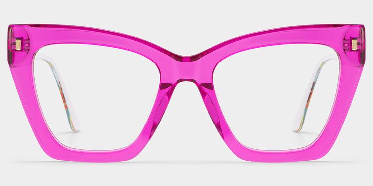 Mackey Butterfly Pink Glasses