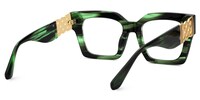 Cummings Square Green Glasses3