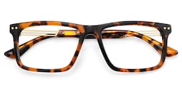 Emerson Rectangle Tortoise Glasses2