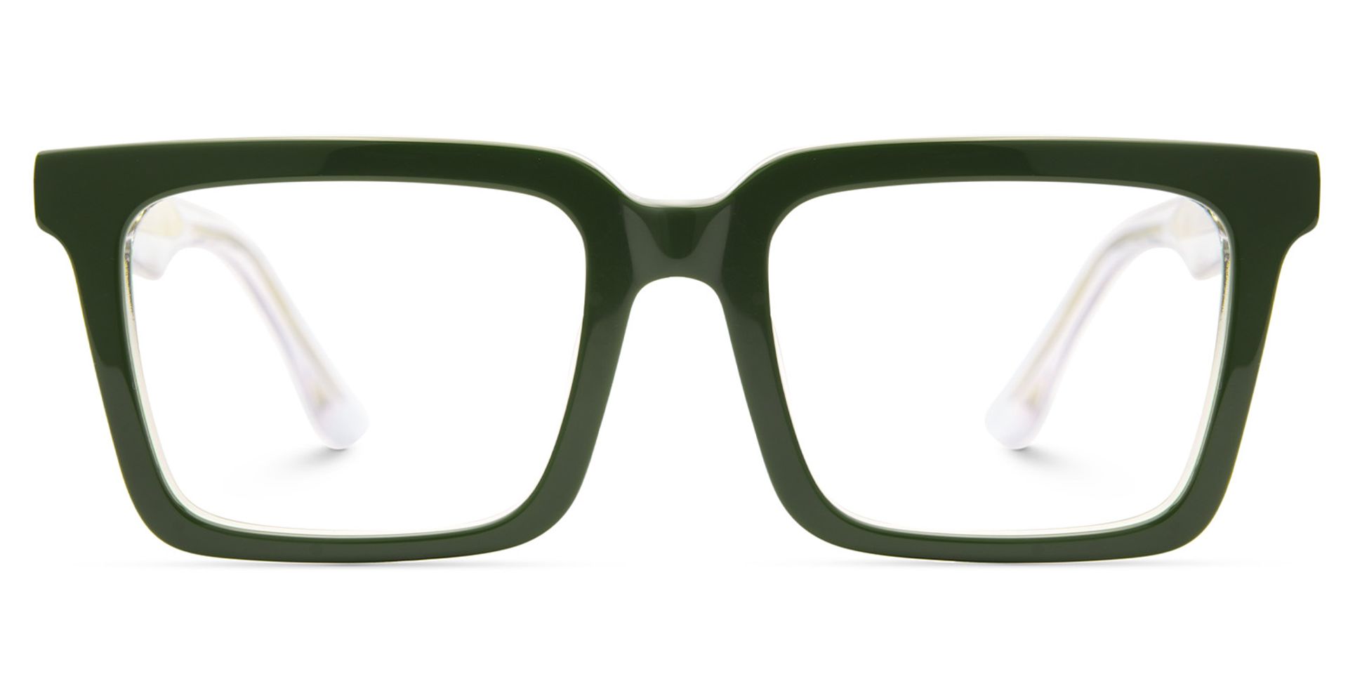 Green Square Frame Glasses - Hattie on Sale | Zeelool1