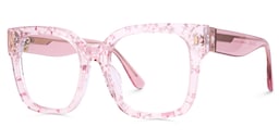Scicluna Square Pink Glasses3