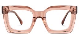 Lobo Square Beige Glasses0