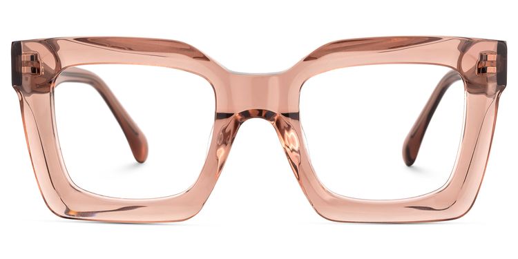 Lobo Beige Square Glasses