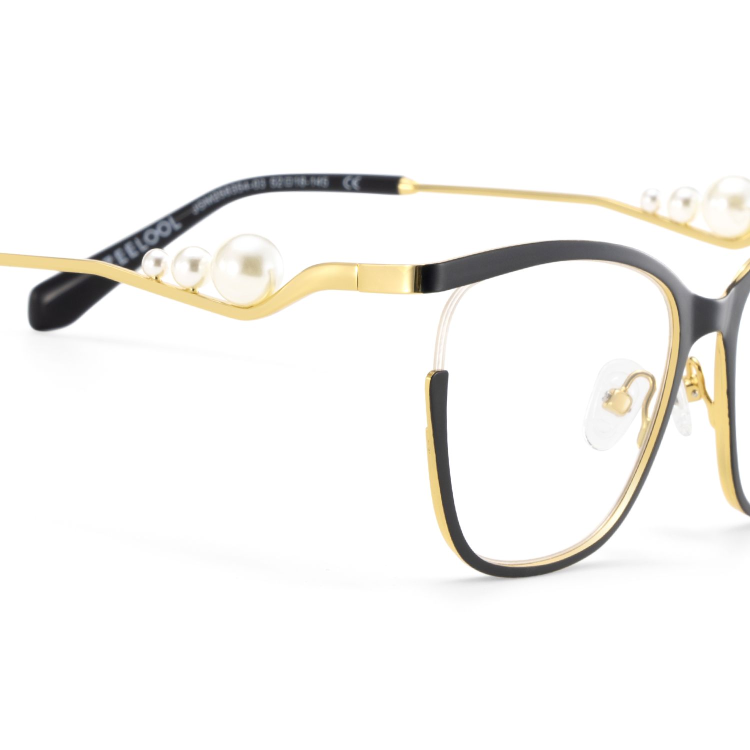 Aria Eyeglasses in Round Black Frame | Zeelool6