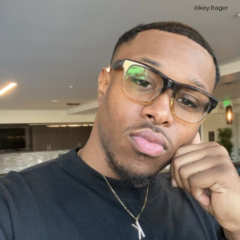 Rectangle Brown Glasses | Zeelool Eyeglass Frame Online5