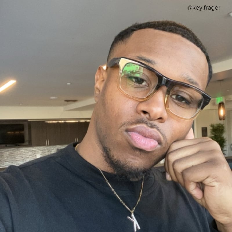 Rectangle Brown Glasses | Zeelool Eyeglass Frame Online5