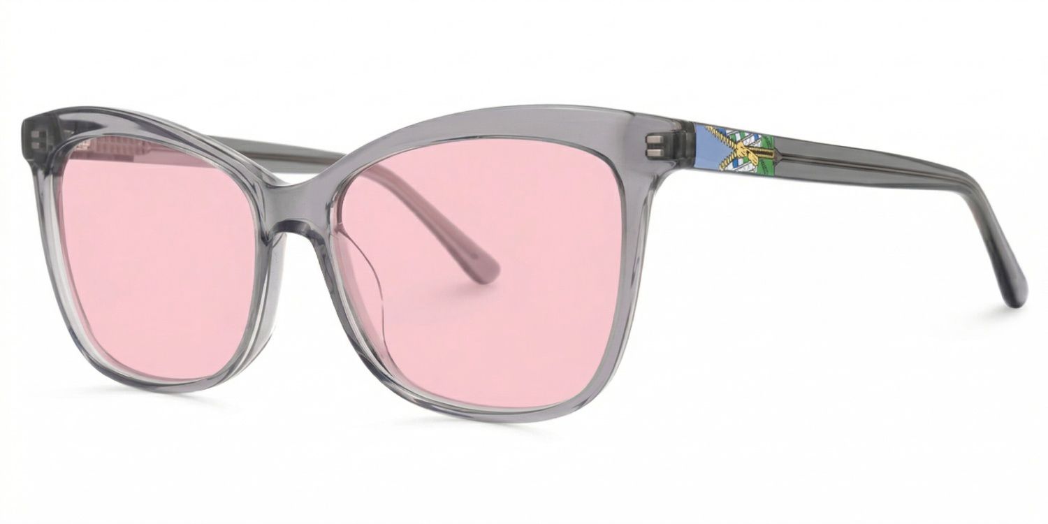 Alfred Butterfly Gray Frame Glasses | Zeelool Optical1