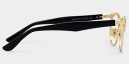 Penelope Browline Gold Glasses4