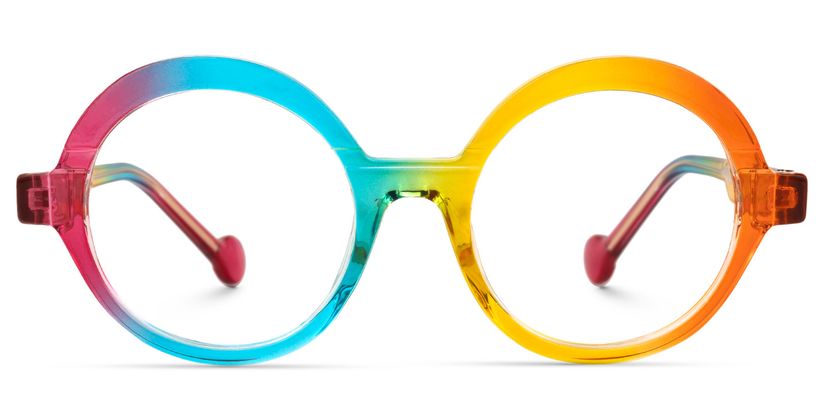 Shermier Round Multicolor Glasses