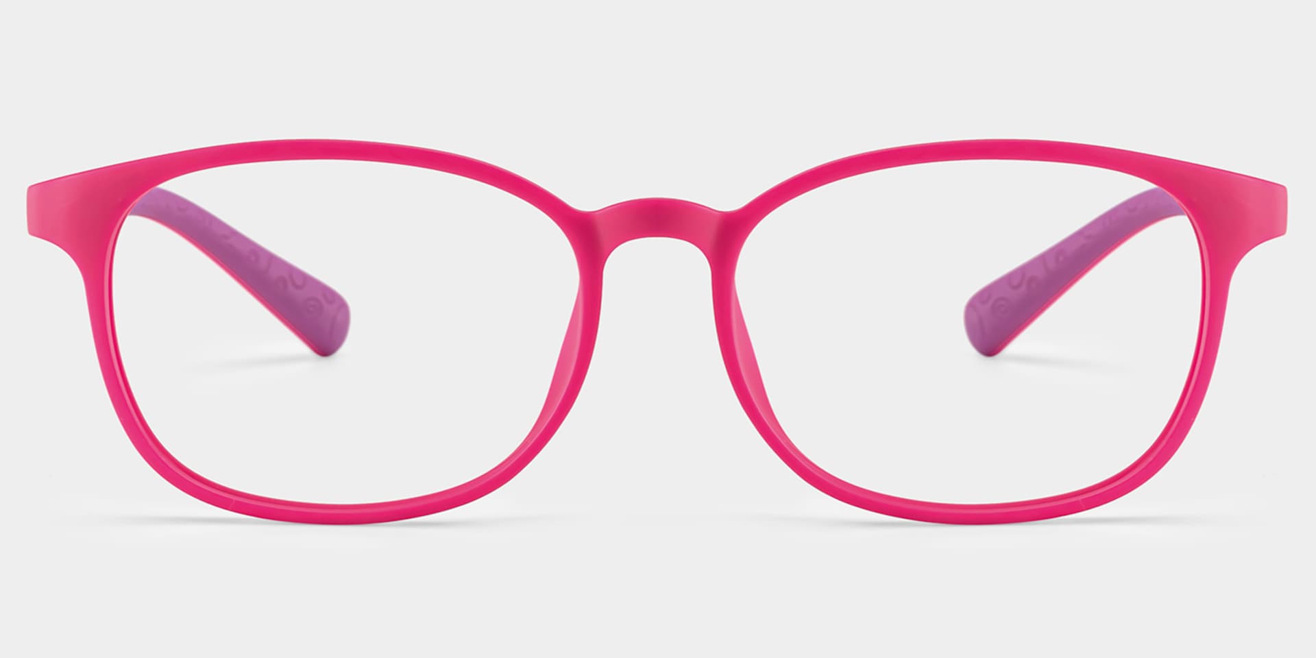 Kids Rectangle PinkAmaker Frame Glasses | Zeelool0