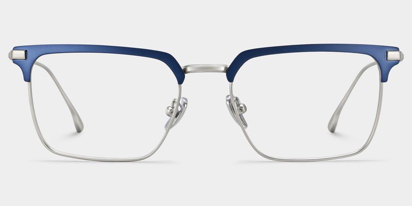 Addison Blue Browline Glasses