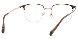 Bethelmy Browline Gray Glasses5