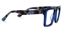 Kenish Square Blue Glasses2