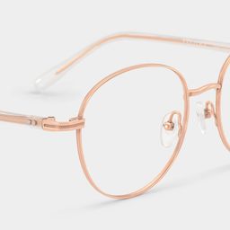 Celena Round Rose-Gold Glasses4