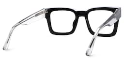 Vorse Square Black Glasses3