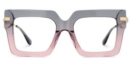 Radic Square Gray-Pink Glasses0