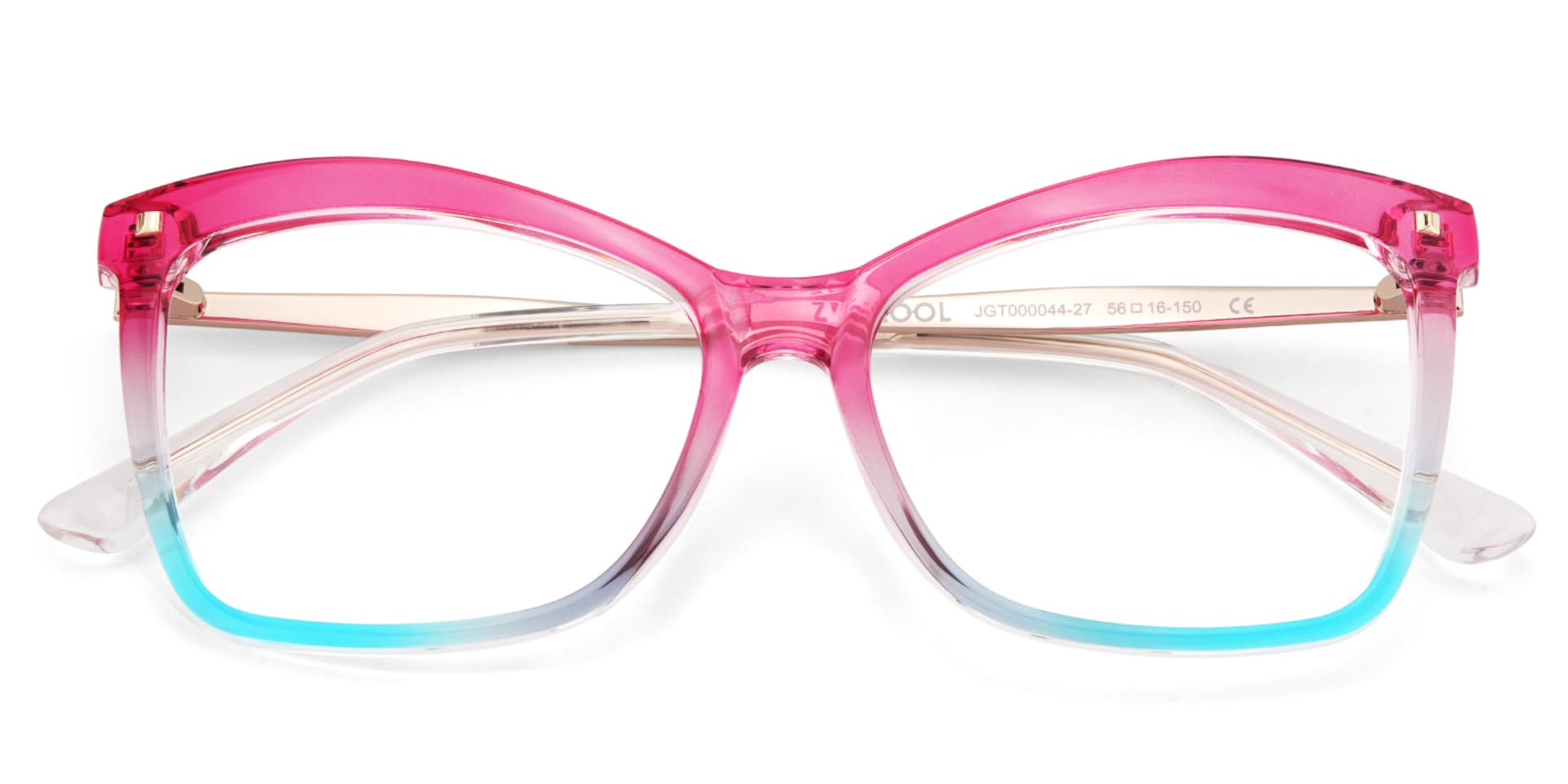 Pink-Blue Color Eyeglasses for Isaebella Frame Glasses | Zeelool1