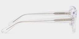Leona Rectangle Clear Glasses4