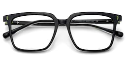 Delaine Rectangle Black Glasses1
