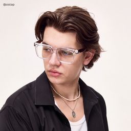 Connor Rectangle Clear Glasses6