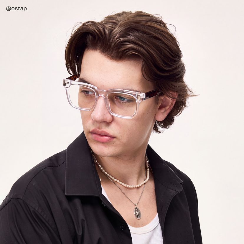 Connor Clear Rectangle Glasses
