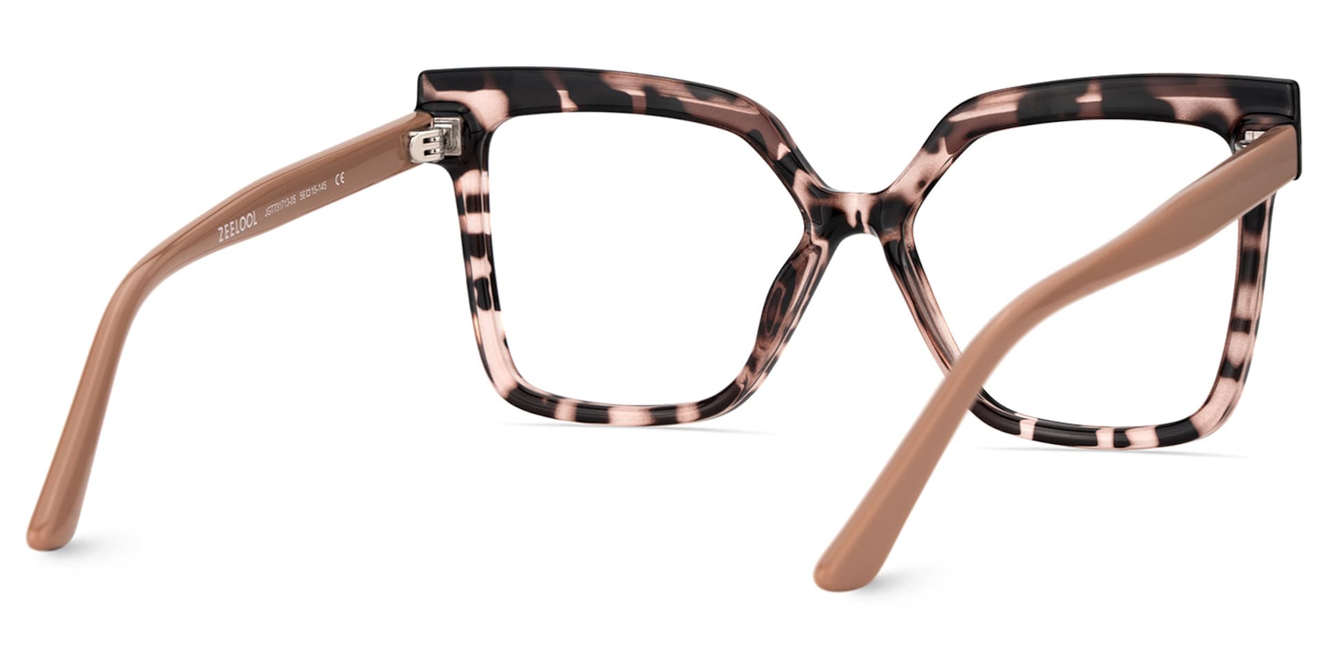 Square Eboney Tortoise Frame Glasses Deals -Zeelool Optical6