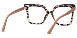 Eboney Square Tortoise Glasses6