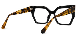 Tefonie Geometric Black Glasses3