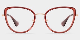 Celine  Cat-eye Red Glasses2