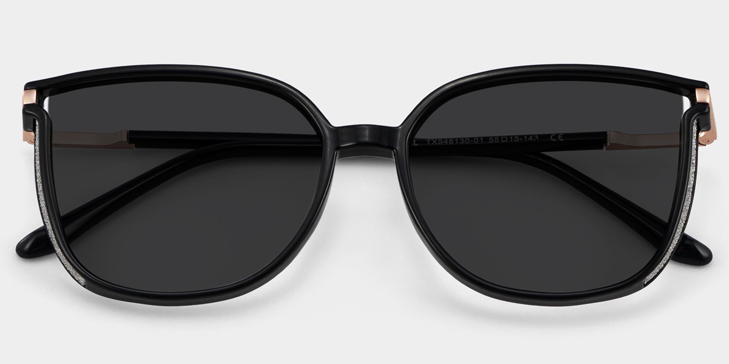 Rodz Square Black Sunglasses | Zeelool Glasses
