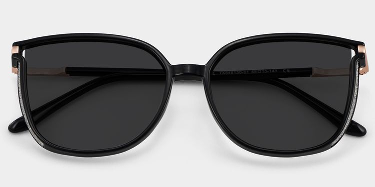 Rodz Square Black Sunglasses