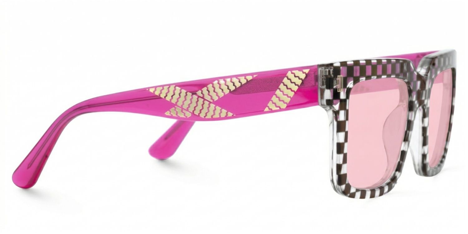 Thomason Acetate Black Clear Frame Sunglasses | ZEELOOL2