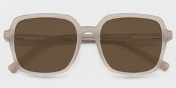 Kenneth Khaki Square Glasses1