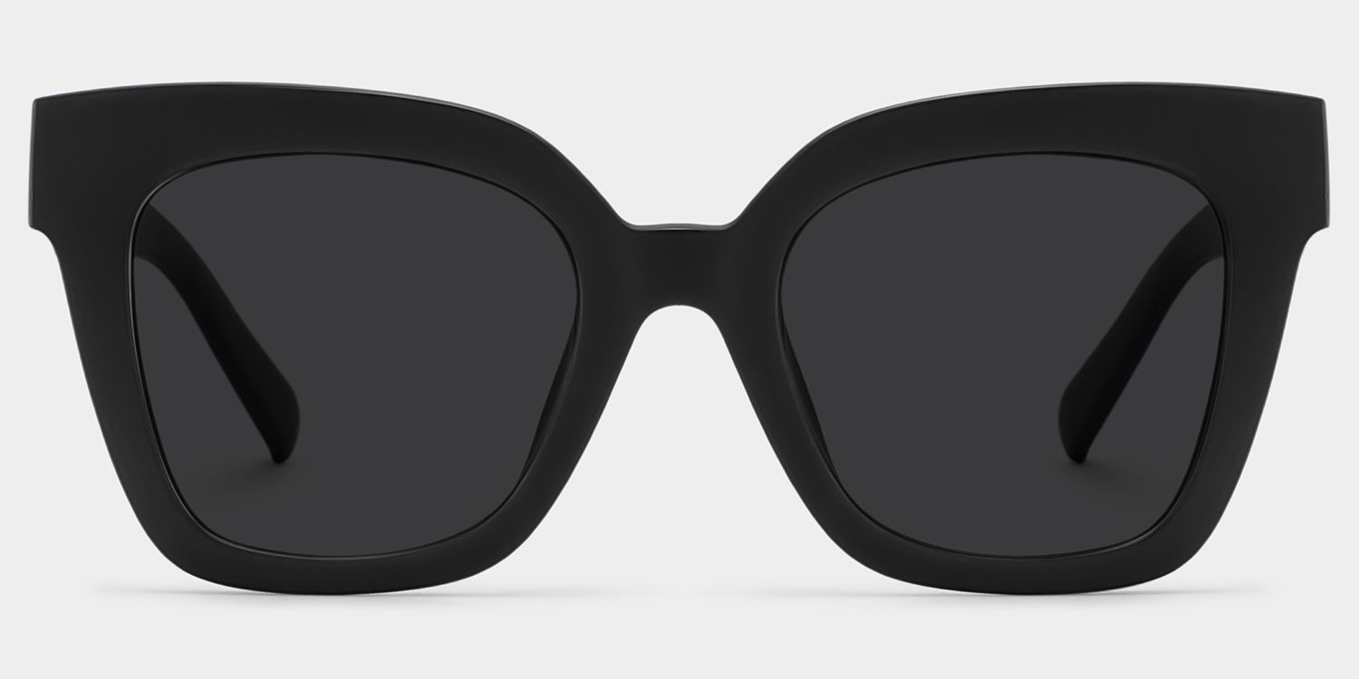 Malcolm Black Sunglasses with Square Frames | Zeelool