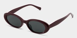 Zion Purple Oval Sunglasses2
