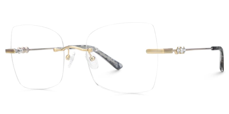 Tierney Butterfly Gold Glasses