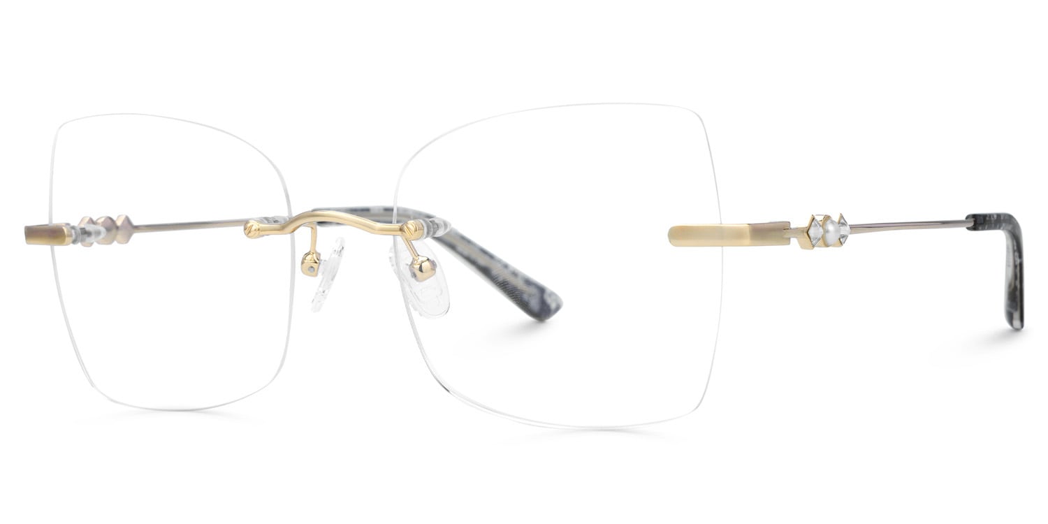 Tierney Butterfly Gold Glasses