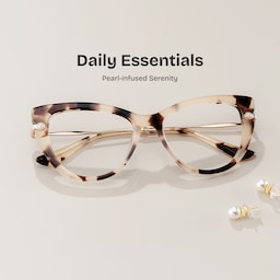 Maggie Cat eye Tortoise Glasses0