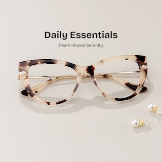 Maggie Cat eye Tortoise Glasses0