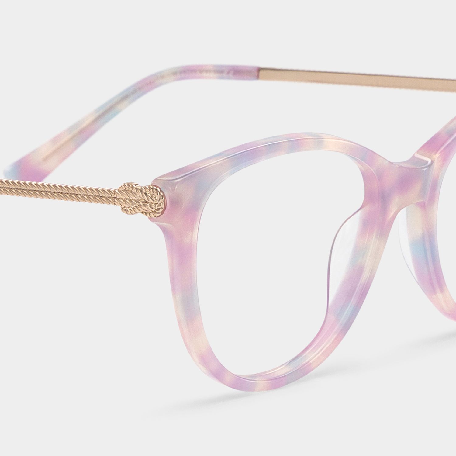 Eli Purple Round Gradient Eyeglass Frames for Ladies | ZEELOOL5