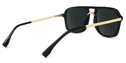 Kilworth Aviator Black Glasses3